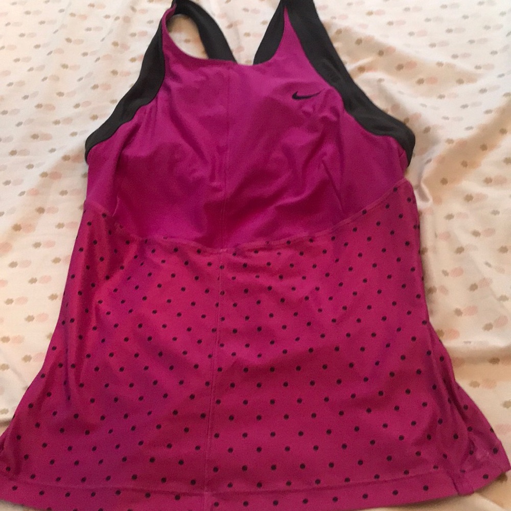 Nike Fit Dry XS polka dot tank top